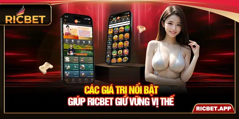 Các giá trị nổi bật giúp Ricbet giữ vững vị thế 