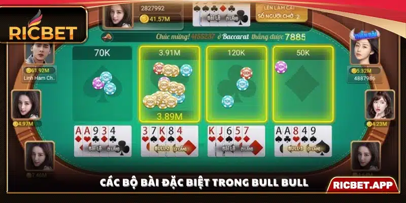 Những bộ bài đặc biệt và giá trị cao nhất